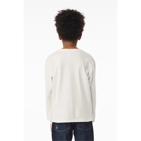 BELLA+CANVAS Youth 6-Ounce Heavyweight Long Sleeve Tee... from ASI 84863 SanMar