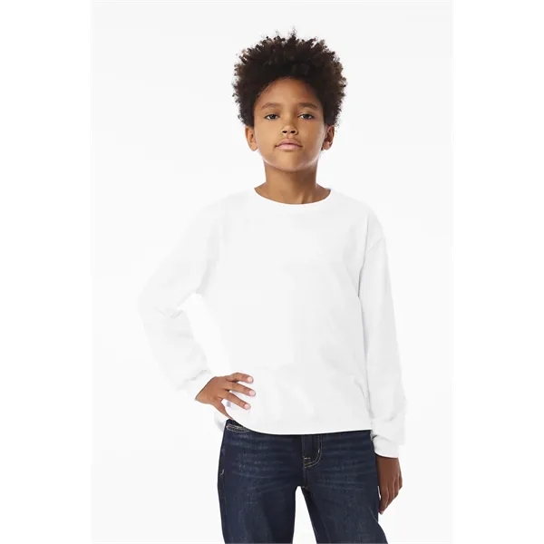 BELLA+CANVAS Youth 6-Ounce Heavyweight Long Sleeve Tee... from ASI 84863 SanMar