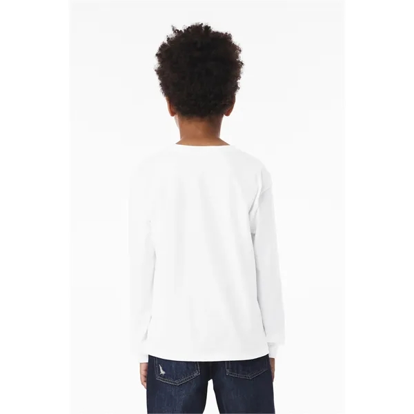 BELLA+CANVAS Youth 6-Ounce Heavyweight Long Sleeve Tee... from ASI 84863 SanMar