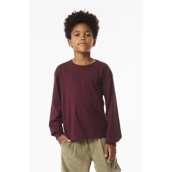 BELLA+CANVAS Youth 6-Ounce Heavyweight Long Sleeve Tee... from ASI 84863 SanMar