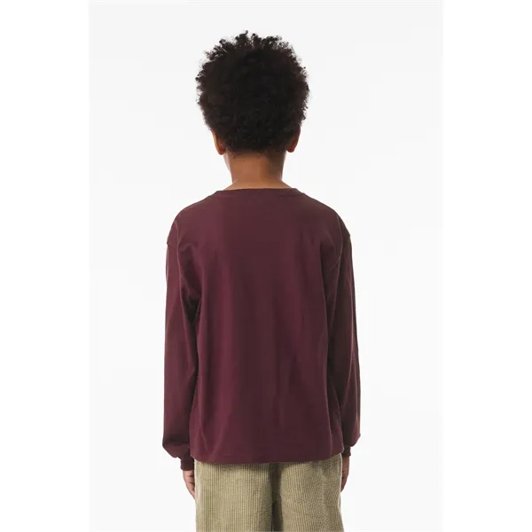 BELLA+CANVAS Youth 6-Ounce Heavyweight Long Sleeve Tee... from ASI 84863 SanMar