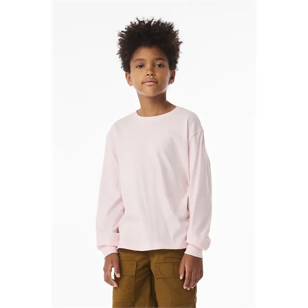 BELLA+CANVAS Youth 6-Ounce Heavyweight Long Sleeve Tee... from ASI 84863 SanMar