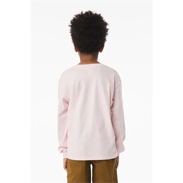 BELLA+CANVAS Youth 6-Ounce Heavyweight Long Sleeve Tee... from ASI 84863 SanMar