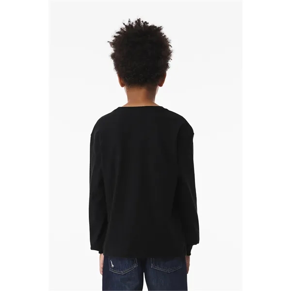 BELLA+CANVAS Youth 6-Ounce Heavyweight Long Sleeve Tee... from ASI 84863 SanMar