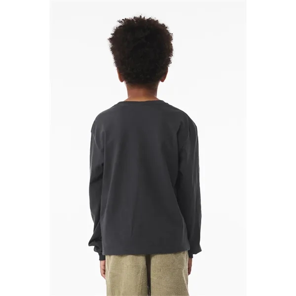 BELLA+CANVAS Youth 6-Ounce Heavyweight Long Sleeve Tee... from ASI 84863 SanMar