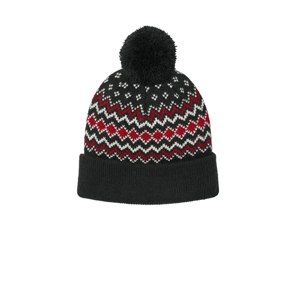 Port Authority Alpine Pom Beanie... from ASI 84863 SanMar