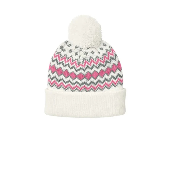 Port Authority Alpine Pom Beanie... from ASI 84863 SanMar