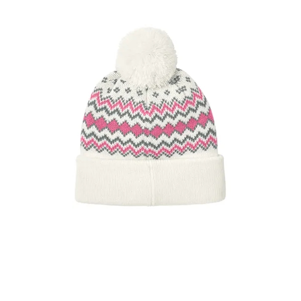 Port Authority Alpine Pom Beanie... from ASI 84863 SanMar