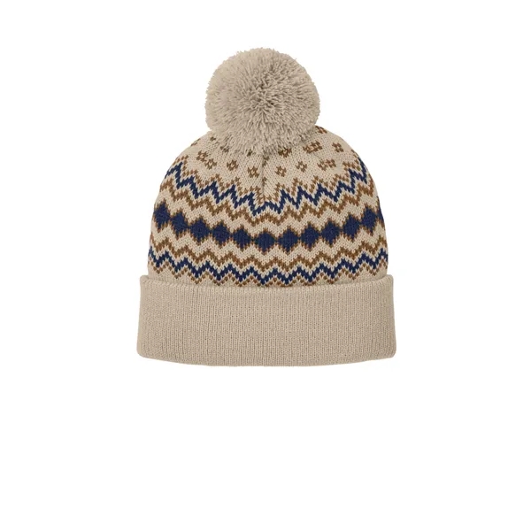 Port Authority Alpine Pom Beanie... from ASI 84863 SanMar