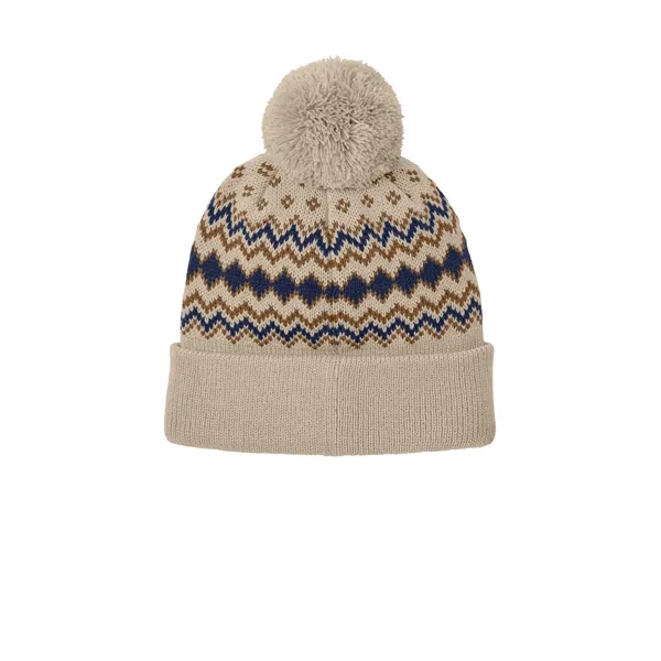 Port Authority Alpine Pom Beanie... from ASI 84863 SanMar