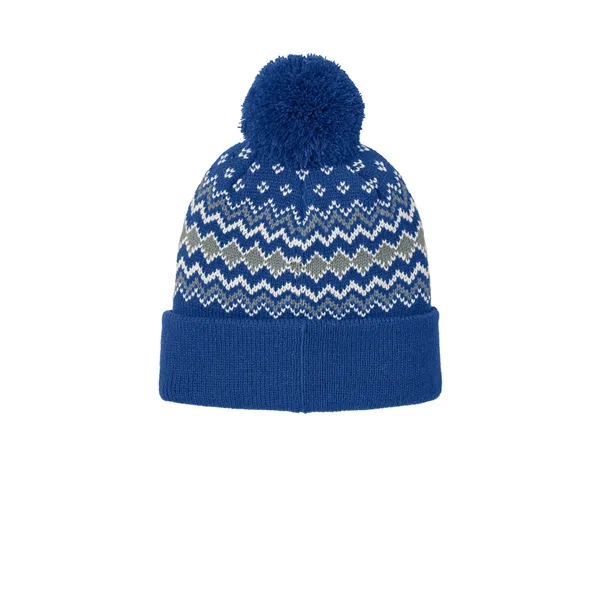 Port Authority Alpine Pom Beanie... from ASI 84863 SanMar