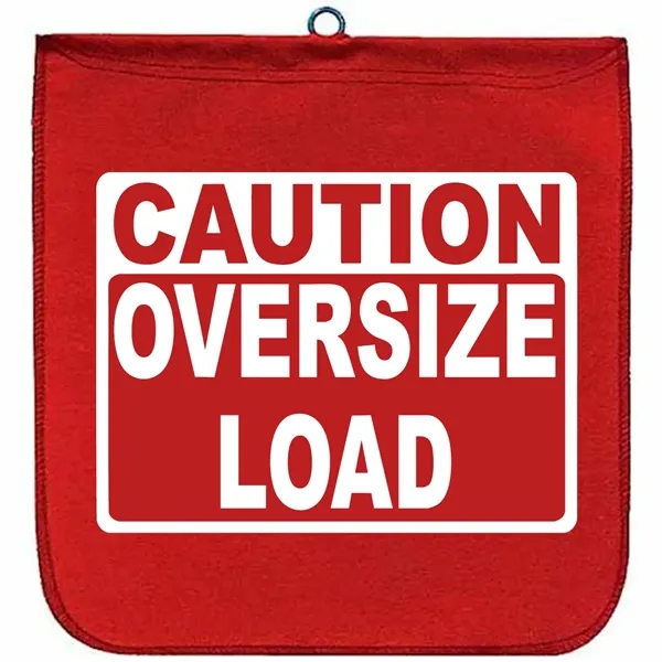 18" x 18" red poly-cotton twill danger flag.... from ASI 31260 AdCapitol