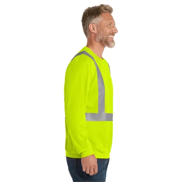CornerStone ANSI 107 Class 2 Mesh Long Sleeve Tee.... from ASI 84863 SanMar