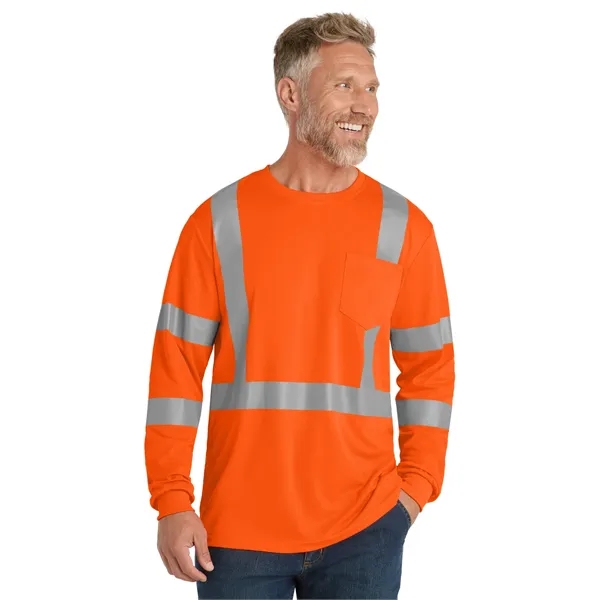 CornerStone ANSI 107 Class 3 Mesh Long Sleeve Tee.... from ASI 84863 SanMar