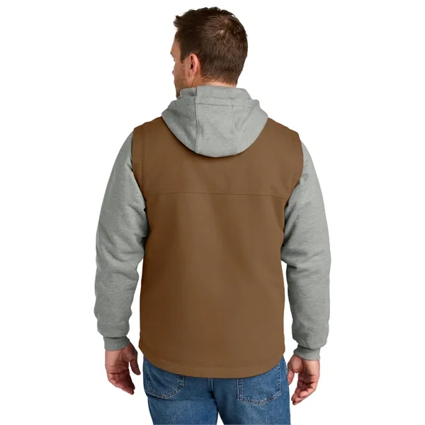 CornerStone Duck Fleece Full-Zip Hooded Jacket... from ASI 84863 SanMar