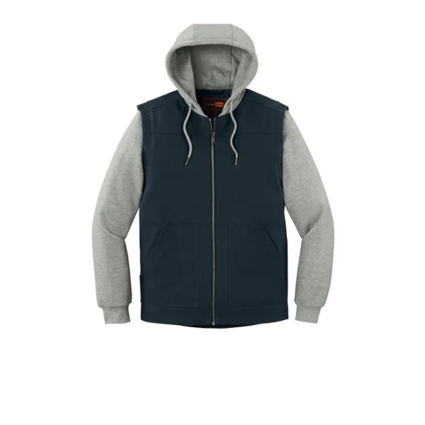 CornerStone Duck Fleece Full-Zip Hooded Jacket... from ASI 84863 SanMar