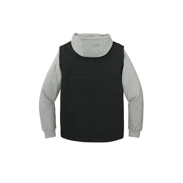 CornerStone Duck Fleece Full-Zip Hooded Jacket... from ASI 84863 SanMar