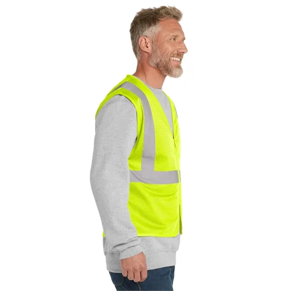 CornerStone ANSI 107 Class 2 Economy Mesh Zippered Vest.... from ASI 84863 SanMar