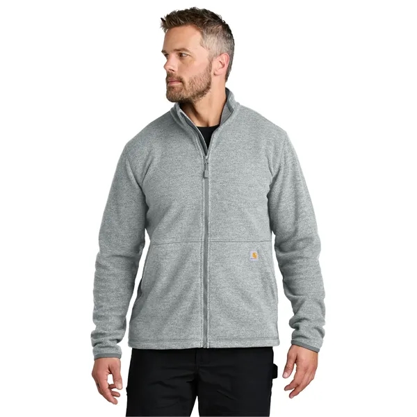 Carhartt Textured Full-Zip Fleece Jacket... from ASI 84863 SanMar