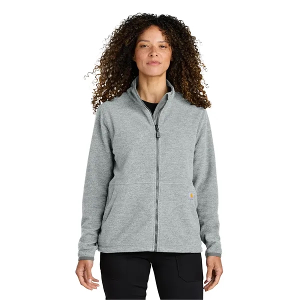 Carhartt Women's Textured Full-Zip Fleece Jacket... from ASI 84863 SanMar