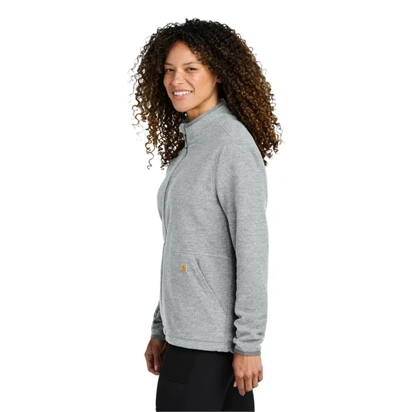 Carhartt Women's Textured Full-Zip Fleece Jacket... from ASI 84863 SanMar
