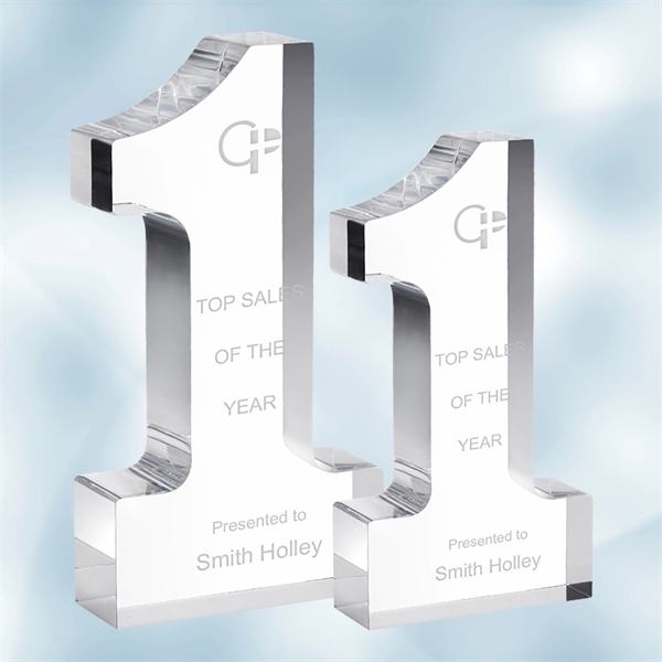 Acrylic Number One award that can also be used as a... from ASI 47791 Best Deal Awards