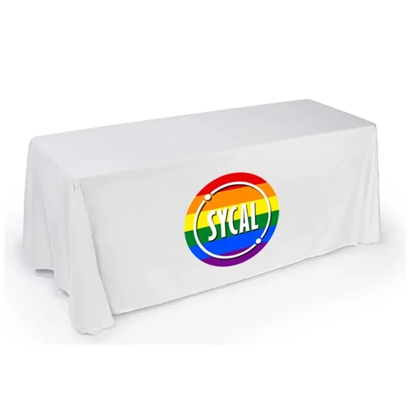 Draped 8' table throw made of 100% polyester; fits 8' x... from ASI 31260 AdCapitol