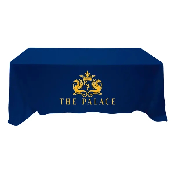 Draped 8' table throw made of 100% polyester; fits 8' x... from ASI 31260 AdCapitol