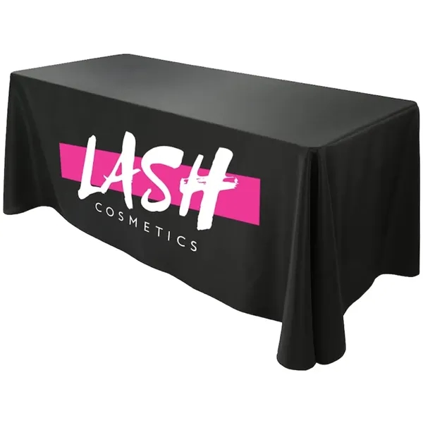 Draped 8' table throw made of 100% polyester; fits 8' x... from ASI 31260 AdCapitol