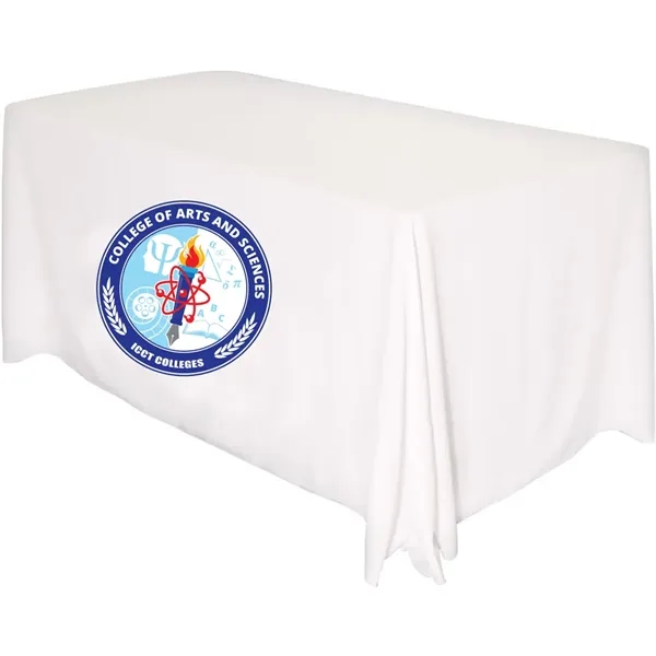 Draped 6' table throw made of 100% polyester; fits 6' x... from ASI 31260 AdCapitol