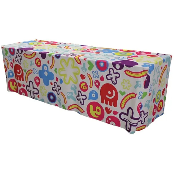 100% polyester fitted table cover; fits 8' x 30" table.... from ASI 31260 AdCapitol