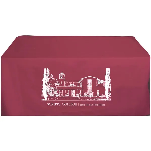 100% polyester fitted table cover; fits 4' x 30" table.... from ASI 31260 AdCapitol