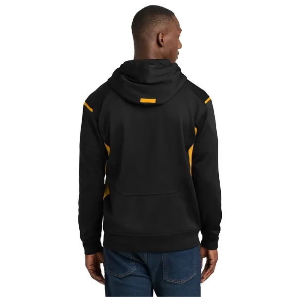 Sport-Tek Tech Fleece Colorblock Hooded Sweatshirt.... from ASI 84863 SanMar
