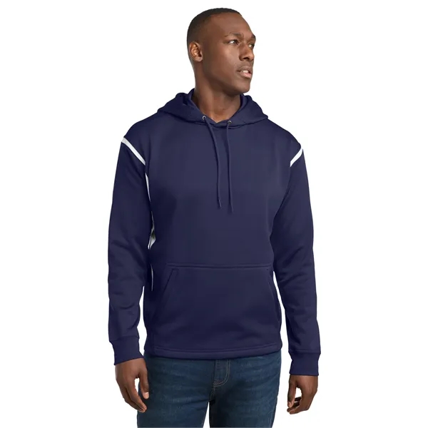 Sport-Tek Tech Fleece Colorblock Hooded Sweatshirt.... from ASI 84863 SanMar