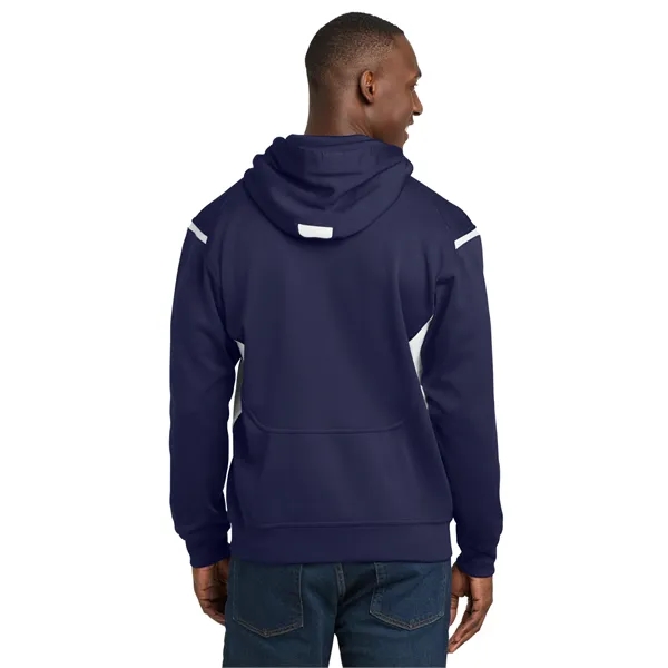 Sport-Tek Tech Fleece Colorblock Hooded Sweatshirt.... from ASI 84863 SanMar