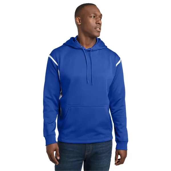 Sport-Tek Tech Fleece Colorblock Hooded Sweatshirt.... from ASI 84863 SanMar