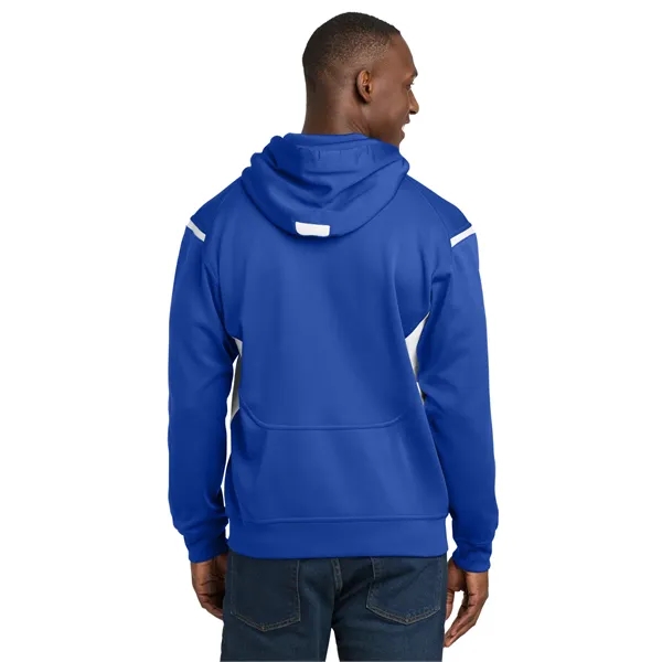Sport-Tek Tech Fleece Colorblock Hooded Sweatshirt.... from ASI 84863 SanMar