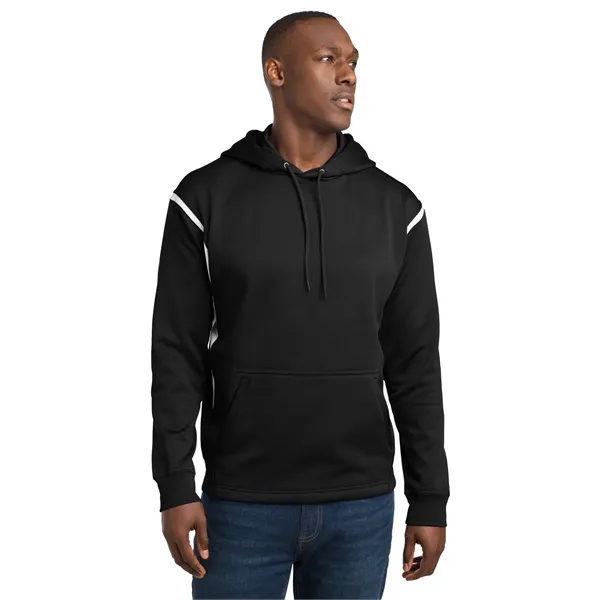 Sport-Tek Tech Fleece Colorblock Hooded Sweatshirt.... from ASI 84863 SanMar