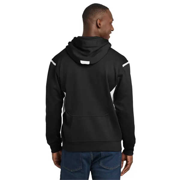 Sport-Tek Tech Fleece Colorblock Hooded Sweatshirt.... from ASI 84863 SanMar