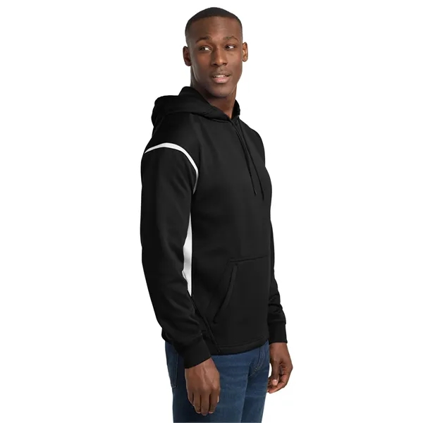 Sport-Tek Tech Fleece Colorblock Hooded Sweatshirt.... from ASI 84863 SanMar