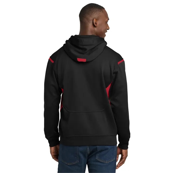 Sport-Tek Tech Fleece Colorblock Hooded Sweatshirt.... from ASI 84863 SanMar