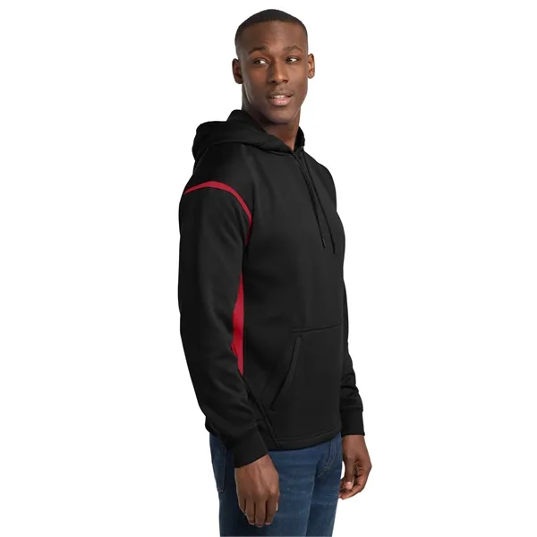 Sport-Tek Tech Fleece Colorblock Hooded Sweatshirt.... from ASI 84863 SanMar