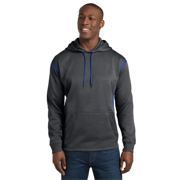 Sport-Tek Tech Fleece Colorblock Hooded Sweatshirt.... from ASI 84863 SanMar