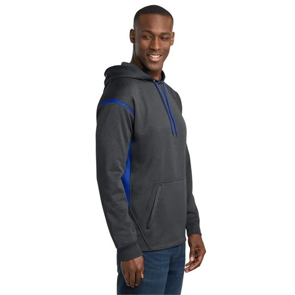 Sport-Tek Tech Fleece Colorblock Hooded Sweatshirt.... from ASI 84863 SanMar