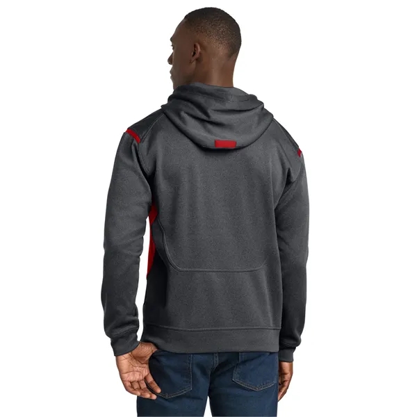 Sport-Tek Tech Fleece Colorblock Hooded Sweatshirt.... from ASI 84863 SanMar
