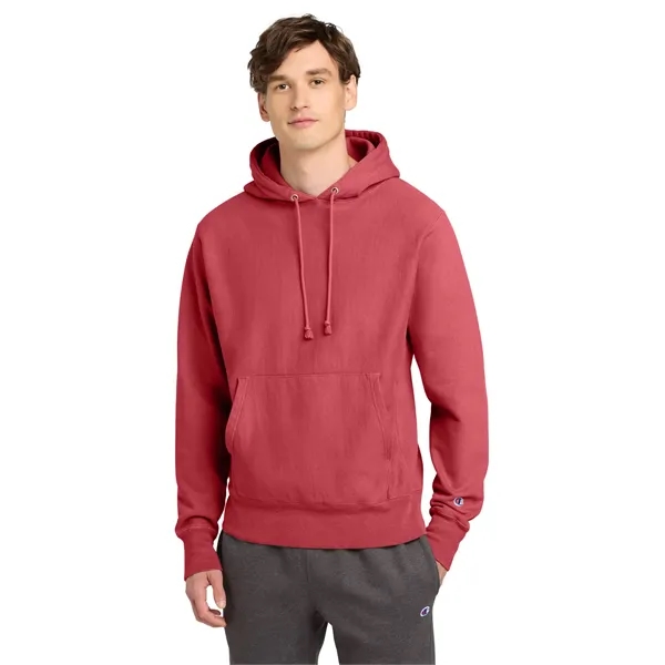 Champion Reverse Weave Garment-Dyed Hooded Sweatshirt.... from ASI 84863 SanMar