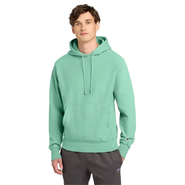 Champion Reverse Weave Garment-Dyed Hooded Sweatshirt.... from ASI 84863 SanMar