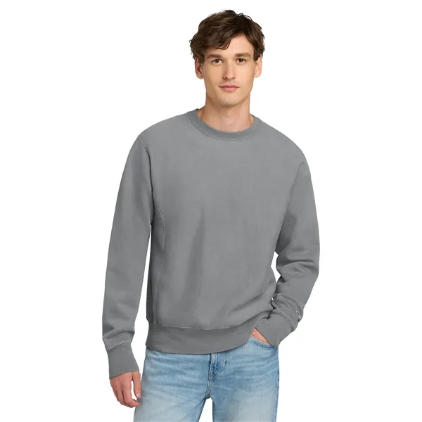 Champion Reverse Weave Garment-Dyed Crewneck Sweatshirt.... from ASI 84863 SanMar
