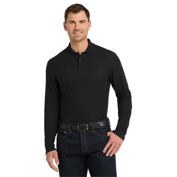Port Authority Long Sleeve Core Classic Pique Polo.... from ASI 84863 SanMar