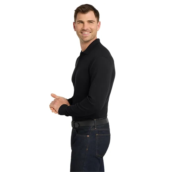 Port Authority Long Sleeve Core Classic Pique Polo.... from ASI 84863 SanMar